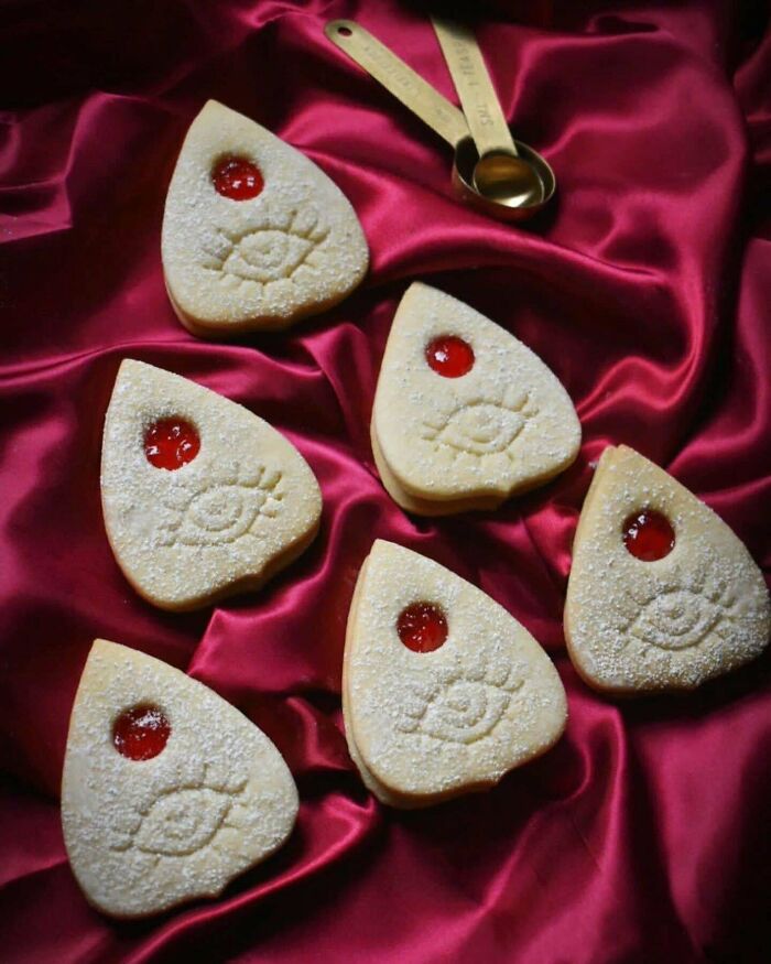 I Baked Planchette Cookies With Homemade Jam And Buttercream