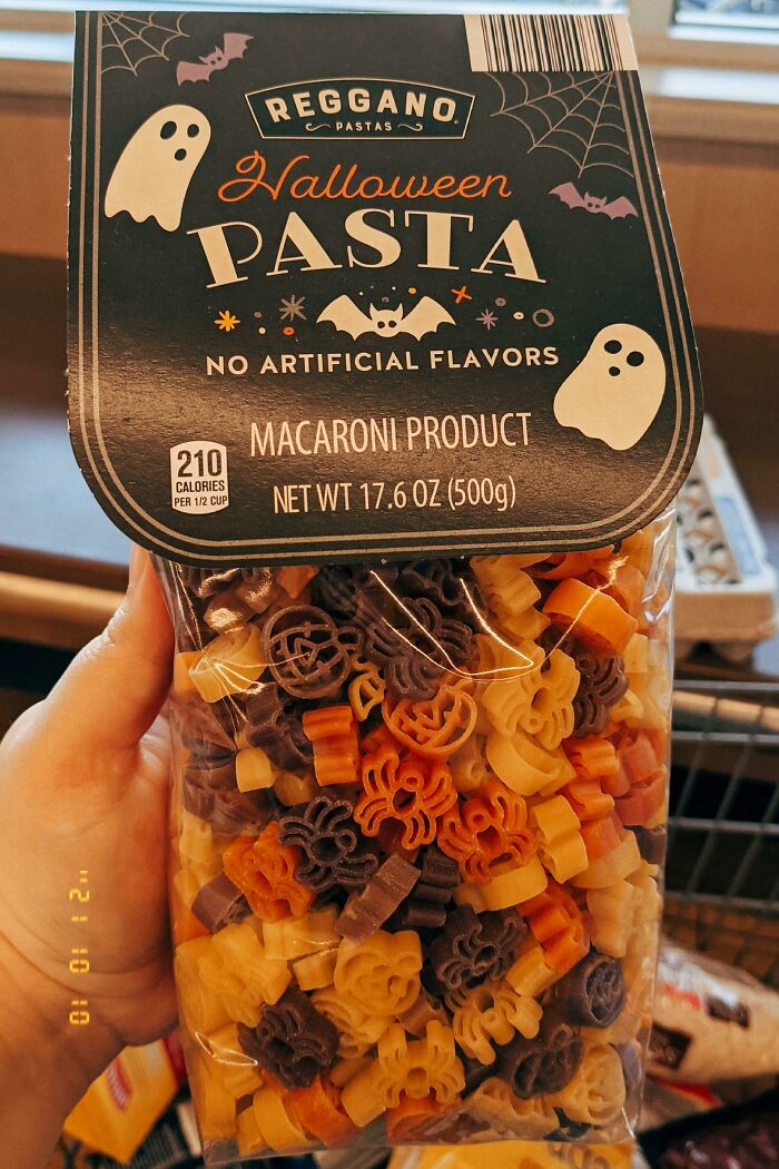 They Have Halloween Pasta At Aldi This Week And I Bought So Many Bags... So Many