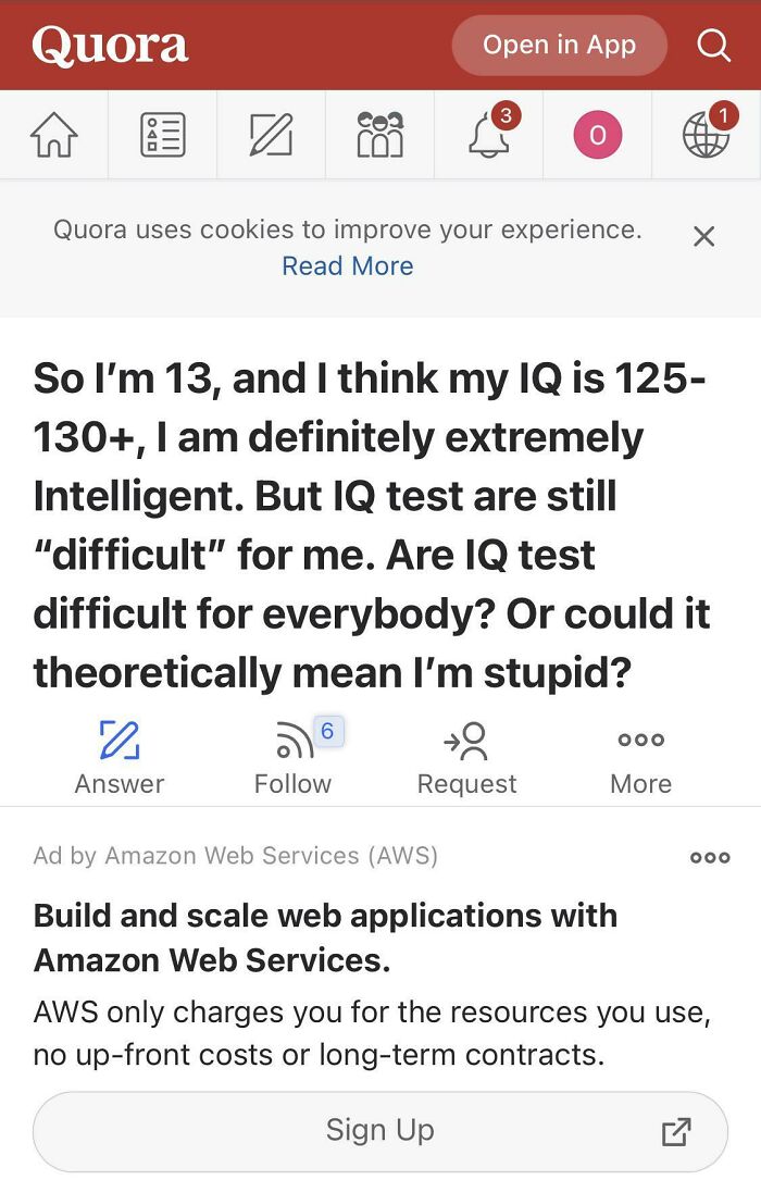This Quora 13 Year Old