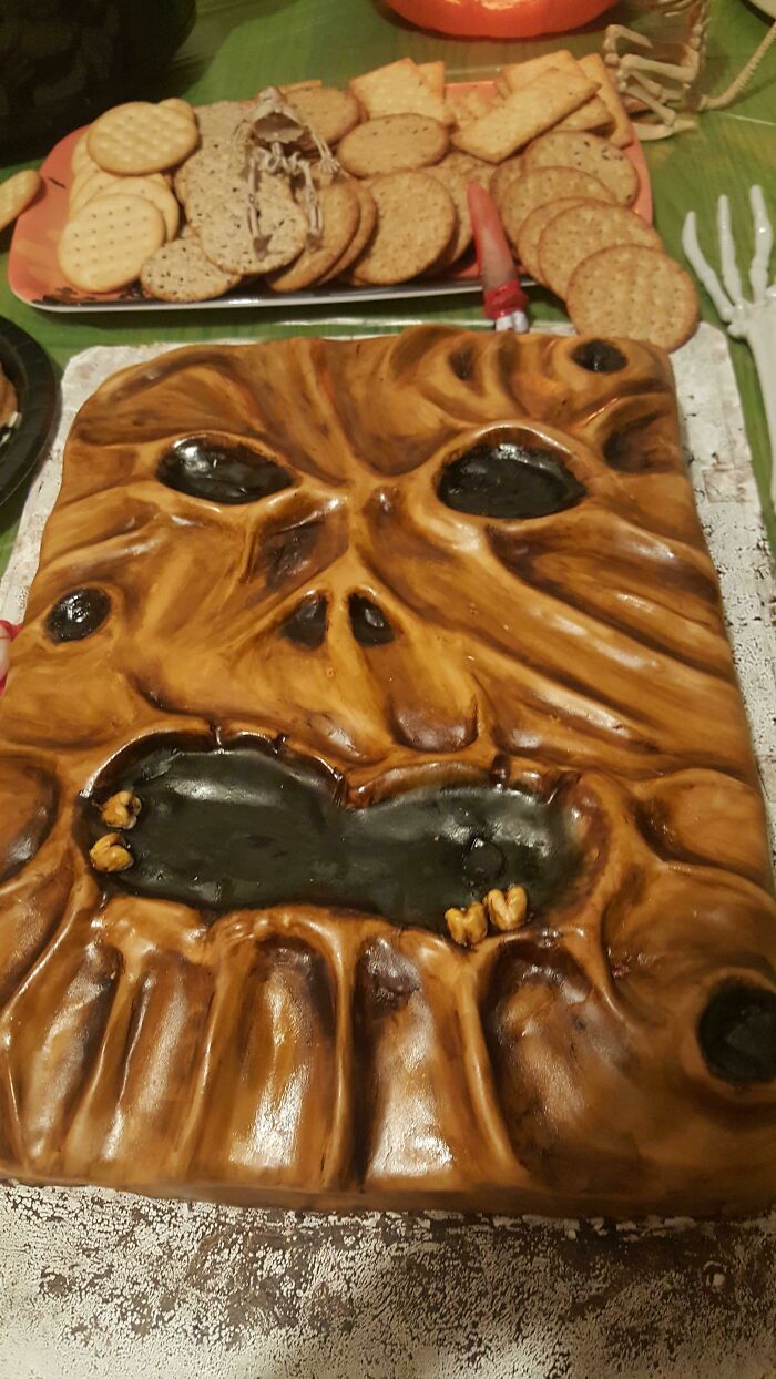 This Necronomicon Ex-Mortis Cake Our Friends Made For Last Year's Halloween Party