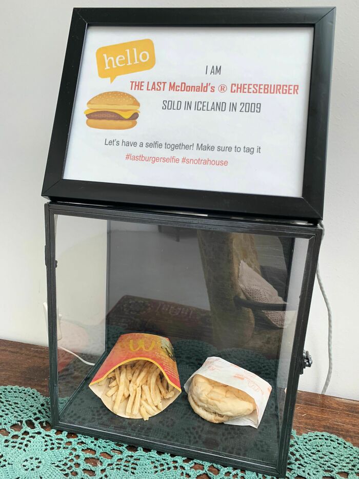 Esta es la última hamburguesa de McDonald’s que se vendió en Islandia 