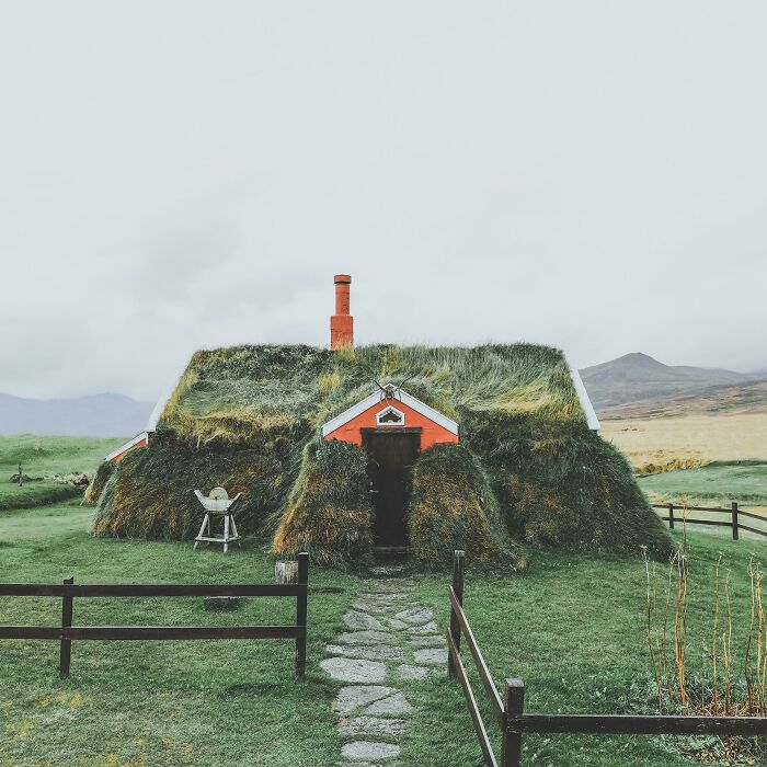 Esta es una de las casas más increíbles que encontré durante mi estadía en Islandia