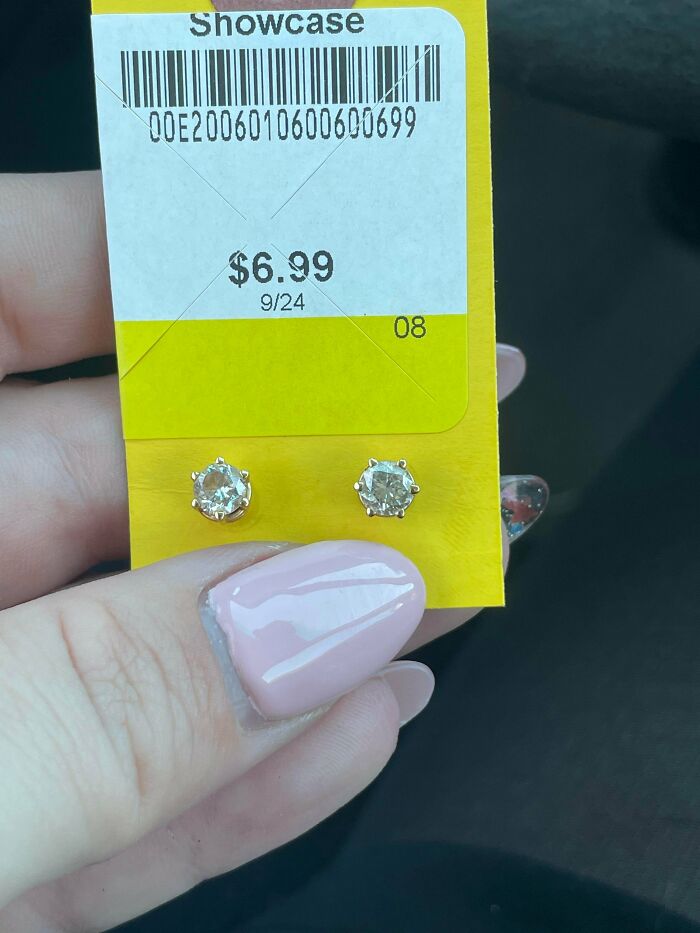 Update On The Diamond Earrings I Thrifted. Just Picked Them Up From The Jewelers, Cleaned And Appraised