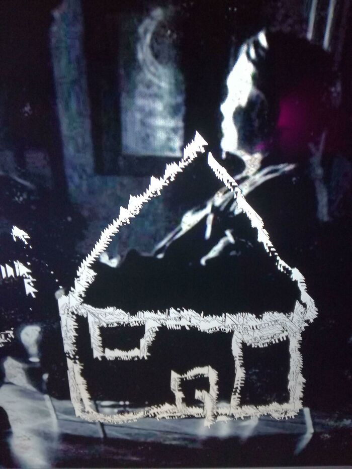 My PC Started Crashing All Around And My Mouse Cursor Started Duplicating So I Drew A House With It