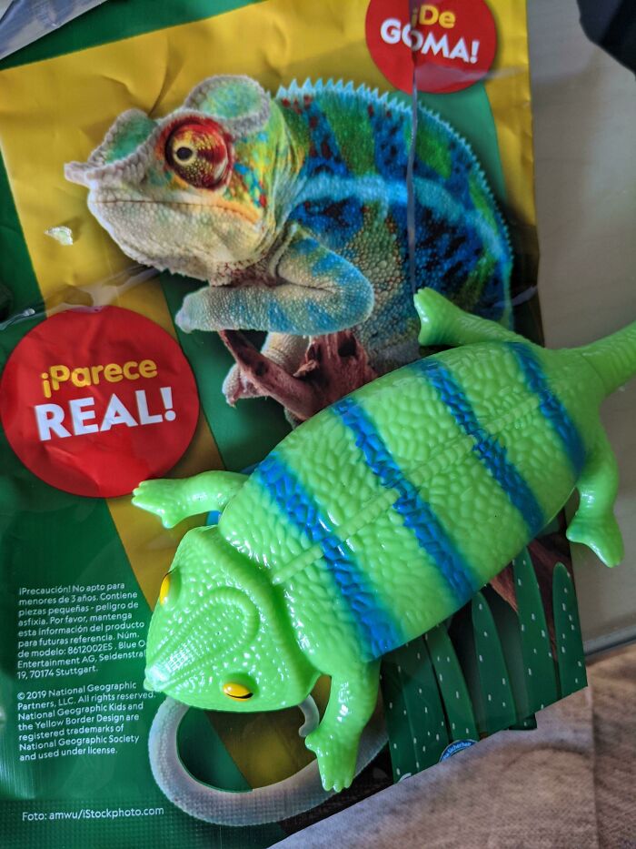 This Thing I Bought For My Son: You Don't See The Actual Toy Until You Open The Package. It Literally Advertises: "Seems Real!"