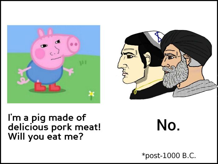 The Pork Taboo Actually Predates The Old Testament And The Qur’an; Pig Livestock In The Middle East Sharply Declined Around 1000 Bc. Historians Are Still Debating The Reasons Behind The Taboo