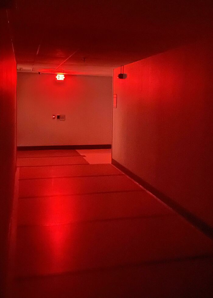Hallway In My Hospital After An Electrical Explosion