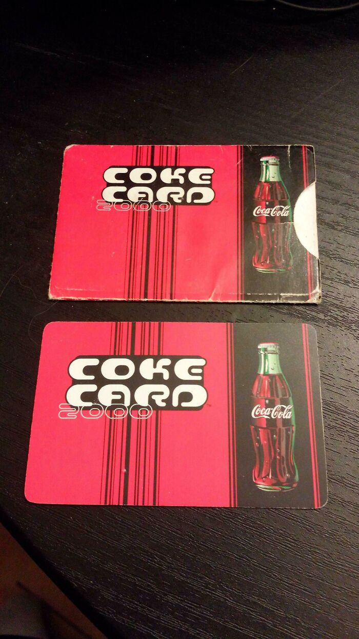 I Found A Coke Card From The Year 2000 That I Had Saved As A Kid