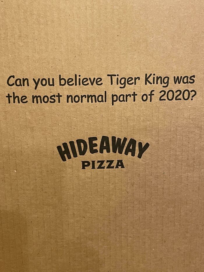 Inside My Pizza Box