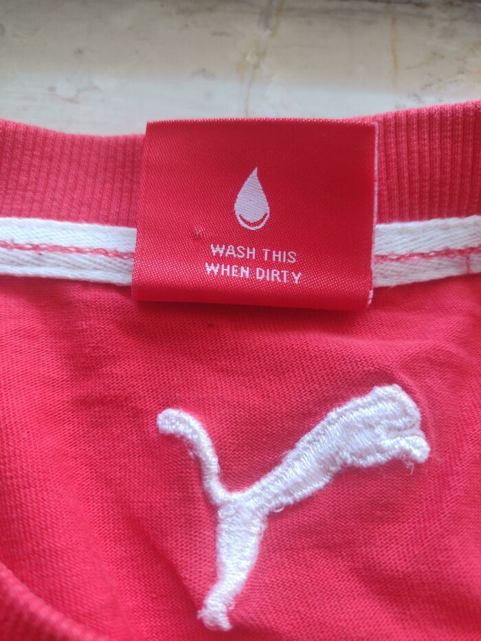 Accurate Tag On My T-Shirt