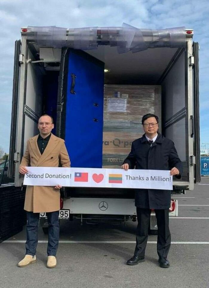 The Second Load Of Vaccines Has Been Delivered To Taiwan With Much Love From Lithuania