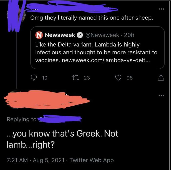 He... He Knows Greek Letters Right?