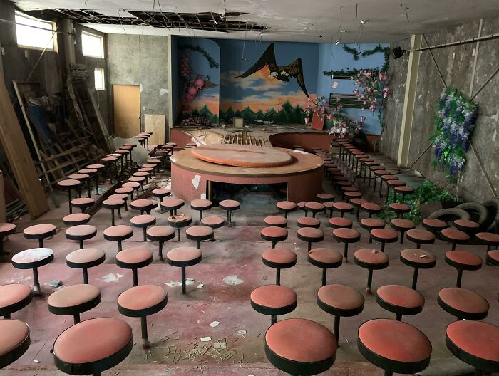 A Strip Club Or “Oppabu” In Japan. Abandoned In 1997