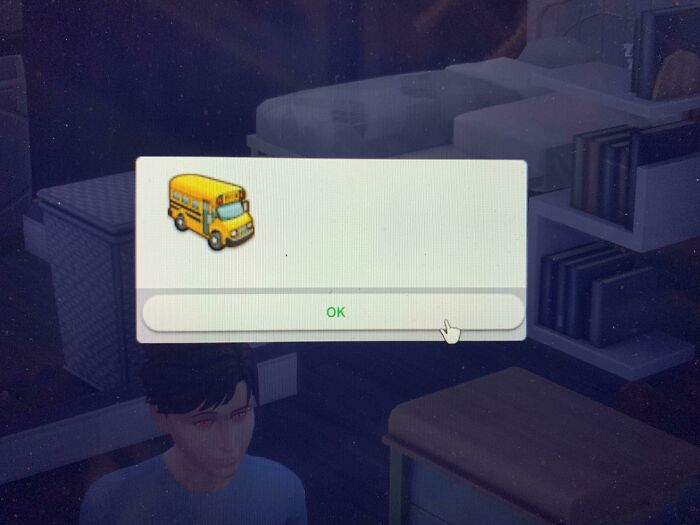 Why Is A School Bus Texting My Sims