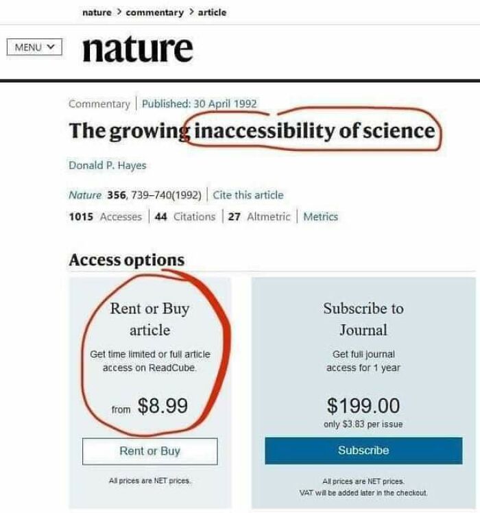 The Growing Inaccessibility Of Science