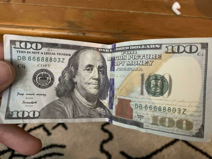 This Movie Prop Money I Found On The Street