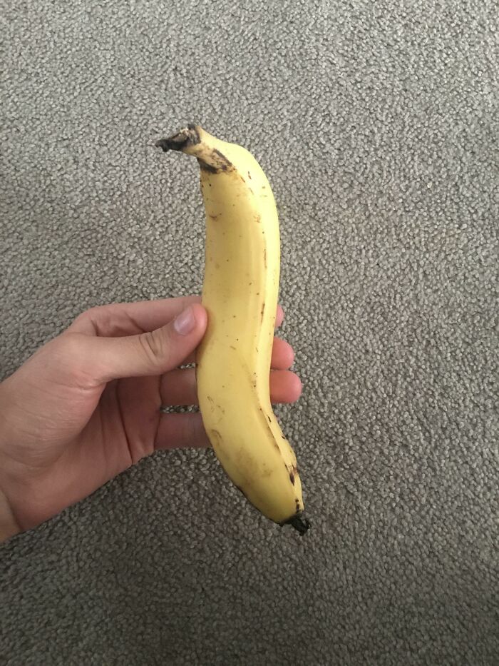 I Found A Weirdly Bent Banana