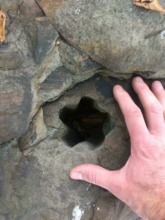 Found This Rock With Odd-Shaped Hole