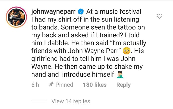 Guys Tells John Wayne Parr, That He's Friends With John Wayne Parr