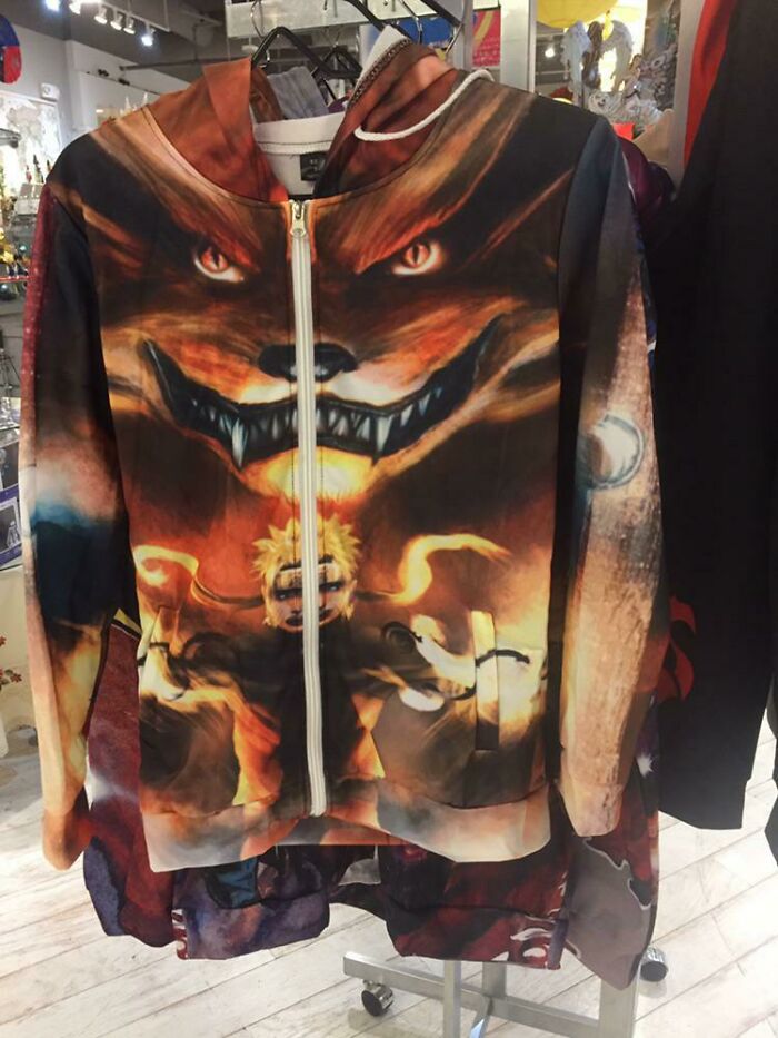Naruto's Face On This Jacket