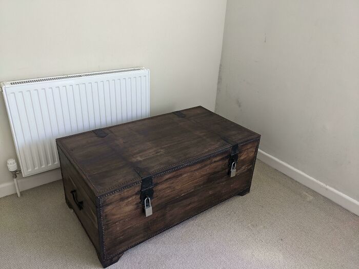 Just Moved Into A New Rental, Previous Tenant Left This Very Big, Very Heavy, Double Padlocked Box, Over 5 Years Ago