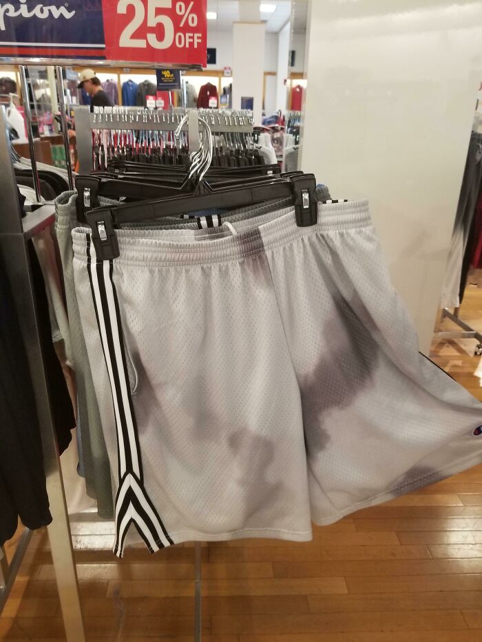 These Shorts That Look Like They Are Stained