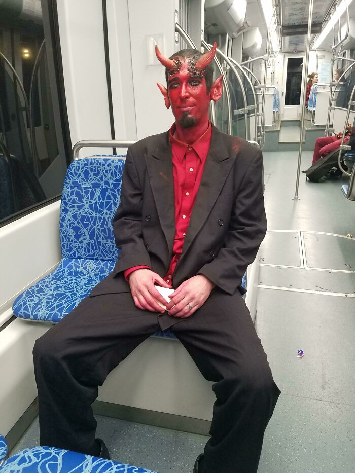 Found Satan On A Train