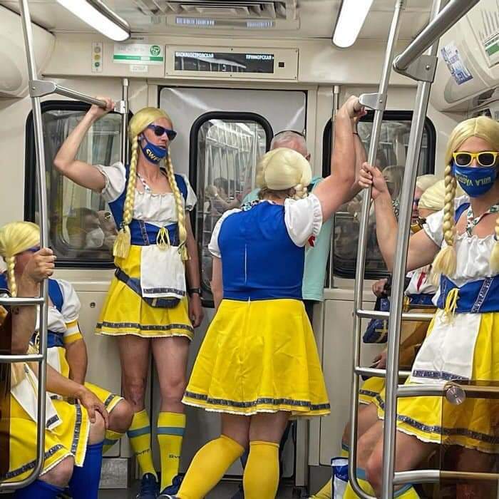 Swedish Fans Excited About Today's Match