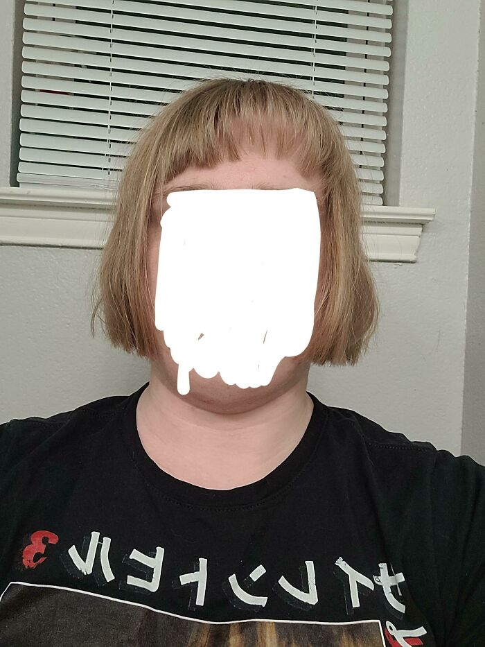 Went To A New Barber Because My Normal One Was Booked And I Have A Date Tomorrow. Asked For A Chin Length Bob. This Cost Me $58