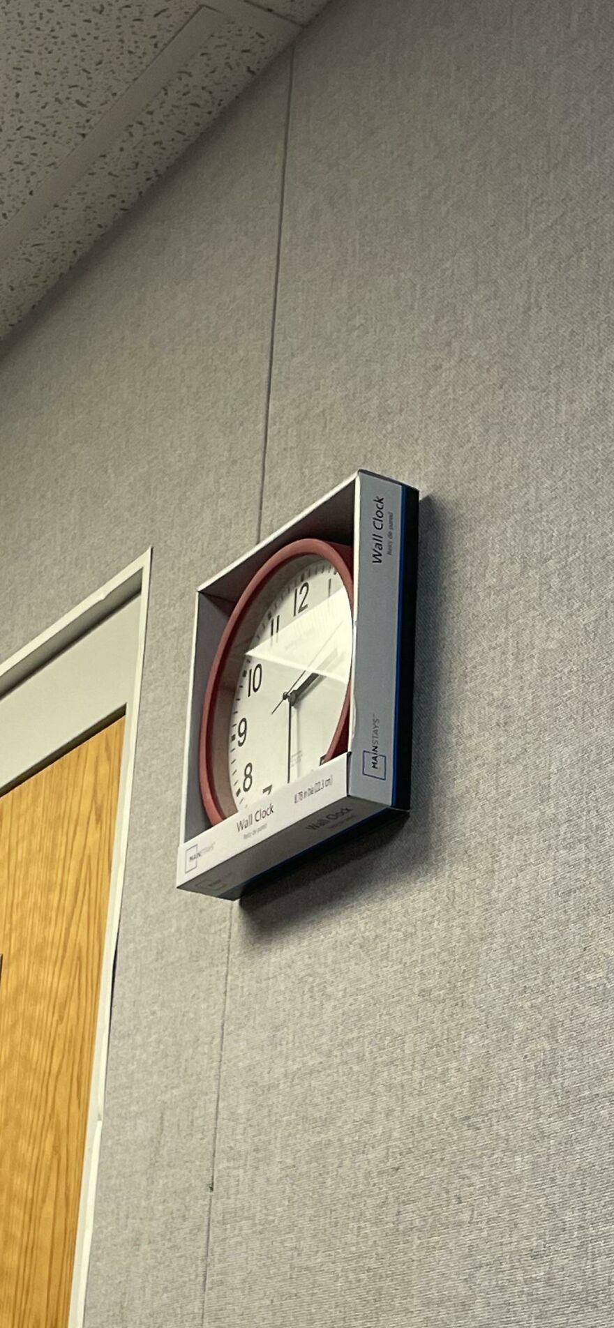 The Clock In My School’s Band Practice Room