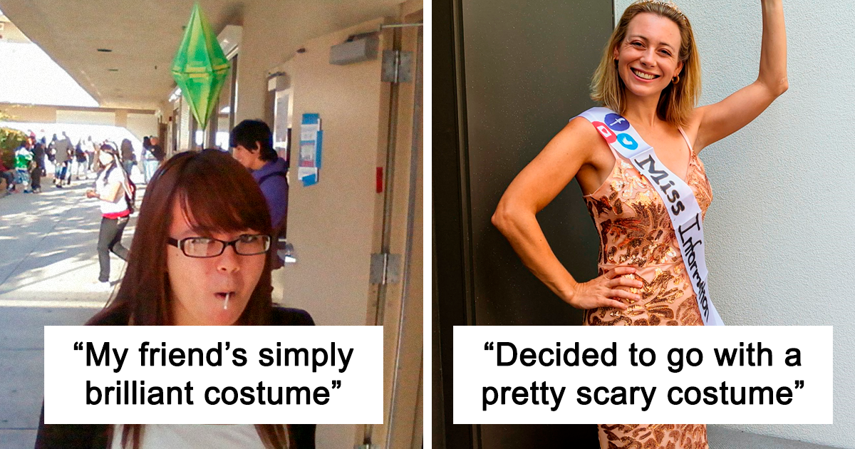 50 People Who Didn’t Spend Much Time And Effort On Their Halloween Costumes But They Turned Out