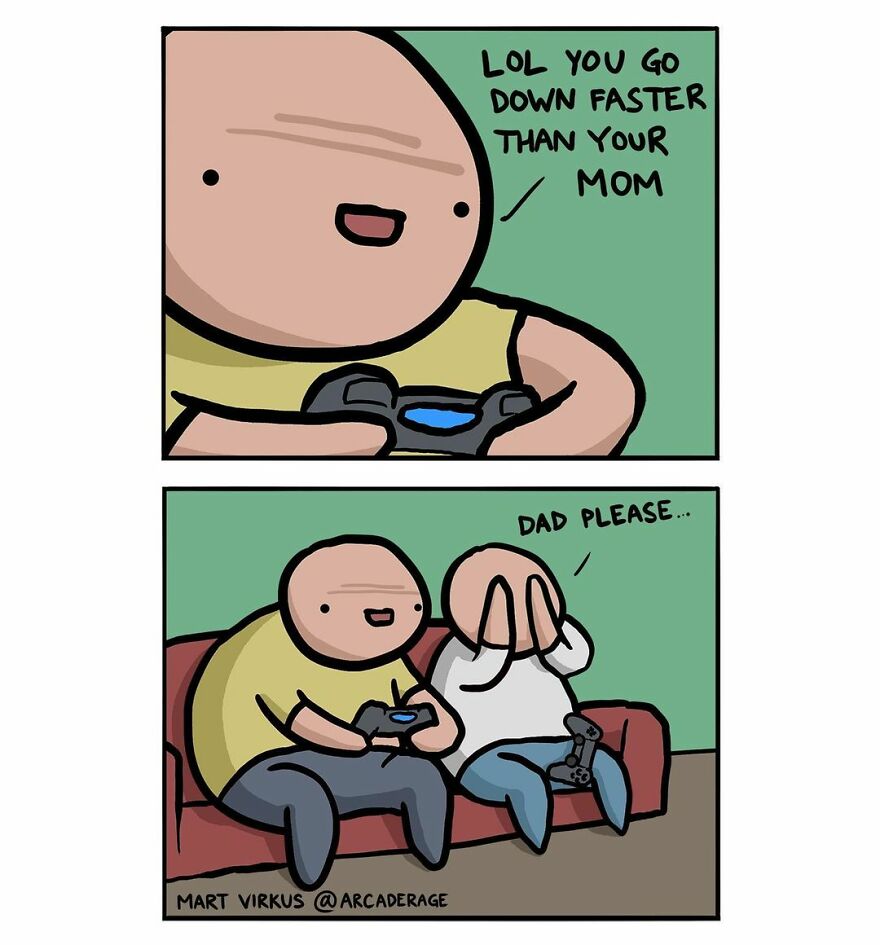 67 New Hilarious Comics By 'Arcade Games' With Extreme Dark Humor