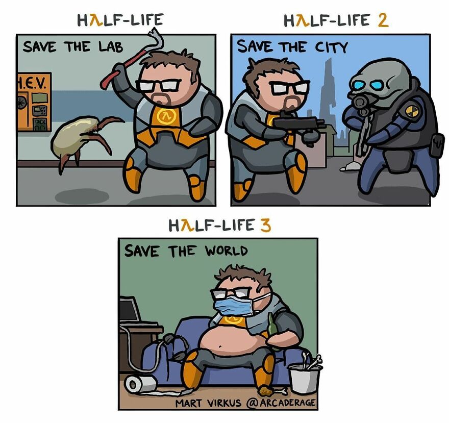 67 New Hilarious Comics By 'Arcade Games' With Extreme Dark Humor