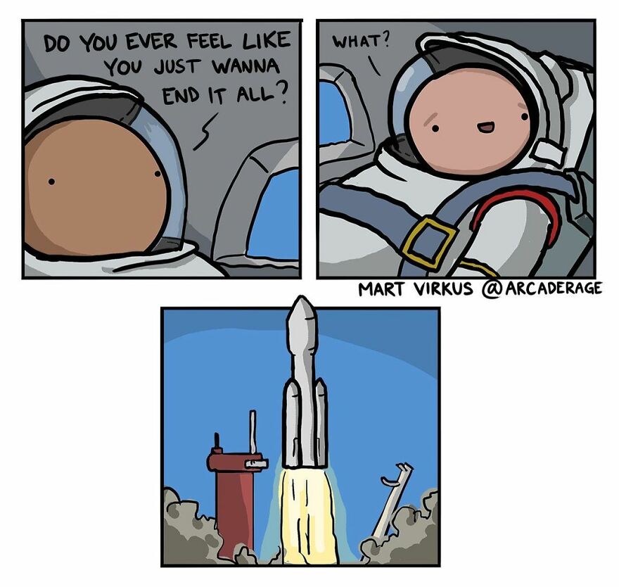 67 New Hilarious Comics By 'Arcade Games' With Extreme Dark Humor