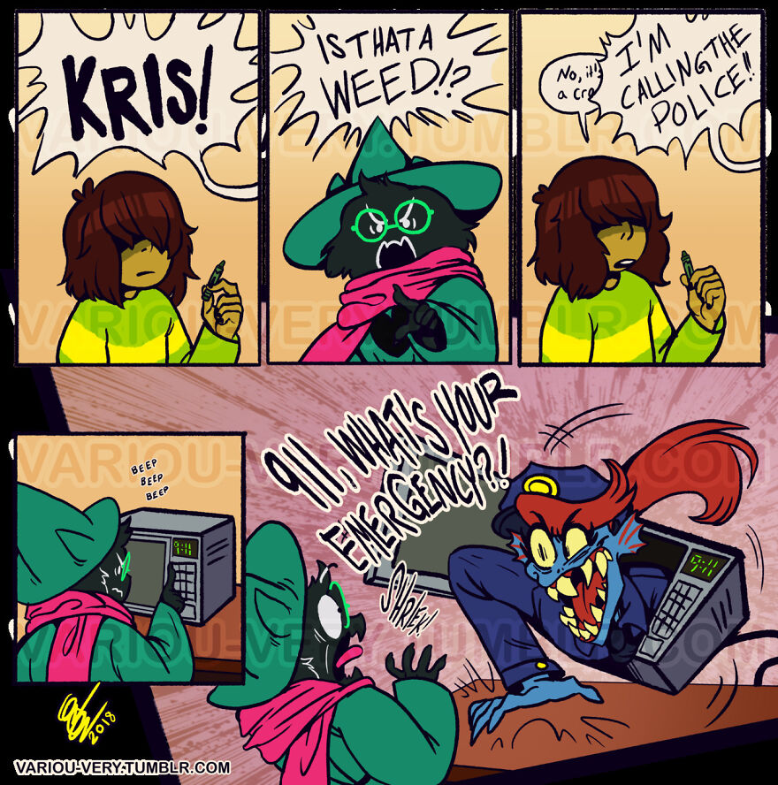 I Scoured The Internet And Found These Funny/Cringey Undertale And Deltarune Comics.
