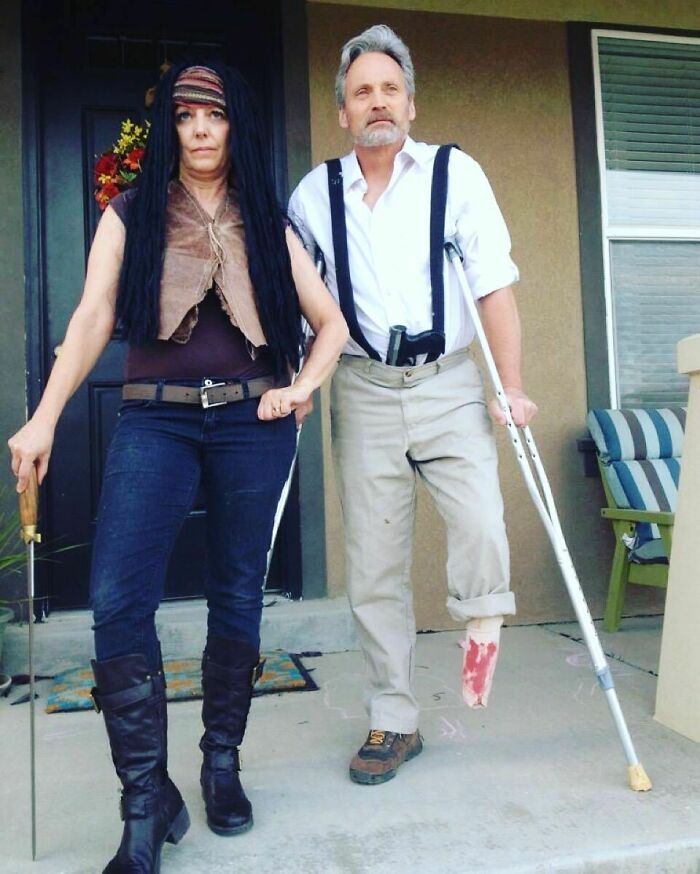 Gonna Be Hard To Top This Hershel From The Walking Dead Amputee Halloween Costume