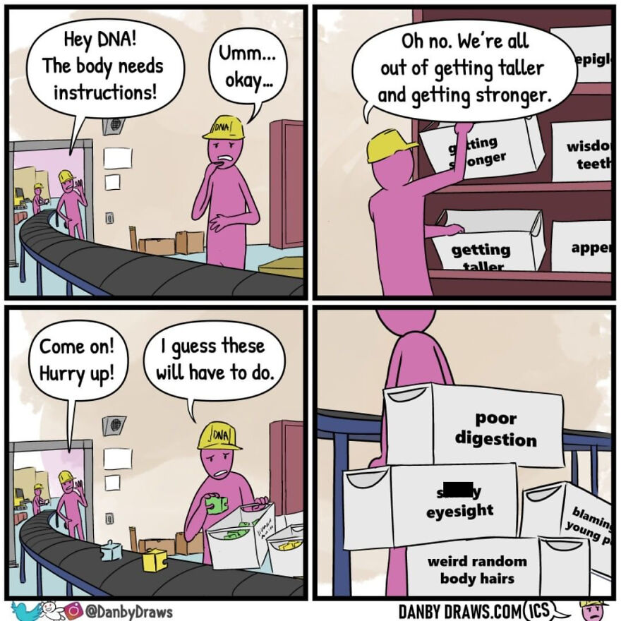 Artist Makes Random Comics That Promise To Color Your Day (59 Comics)