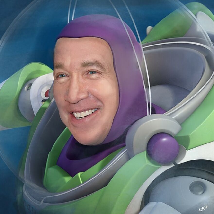 Tim Allen As Buzz Lightyear From “Toy Story”