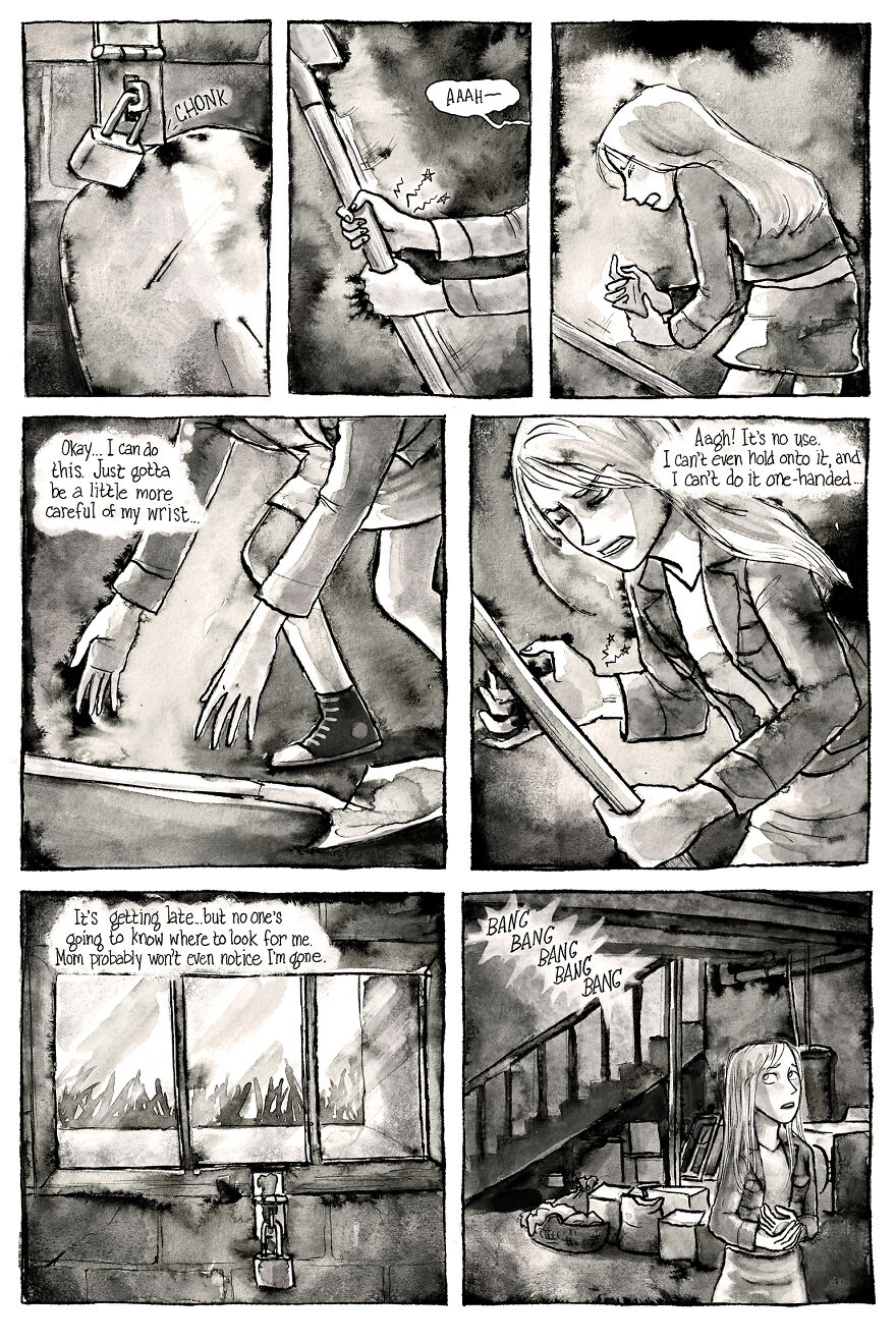 I’m Creating A Dark Comic Series That’s Full Of Creepy Small-Town Secrets (Part 3 Of My Horror Webcomic)