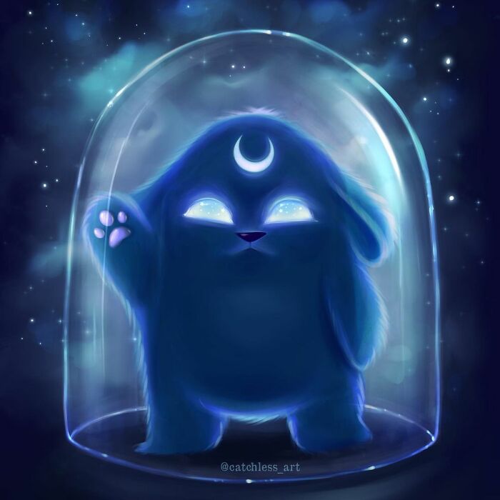 I Create Cute Glowing Monsters From Outer Space (28 Pics)