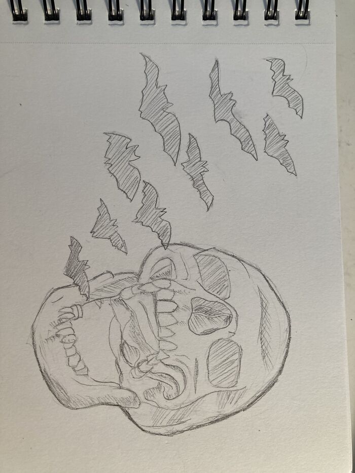 Recent Skull I Did For Spooky Season