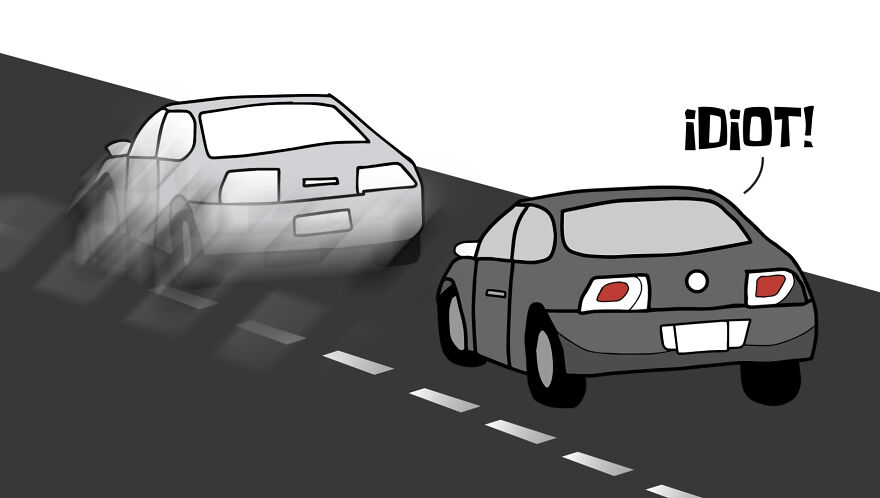 I Made A Public Service Announcement Comic About Road Rage With An Animated Video