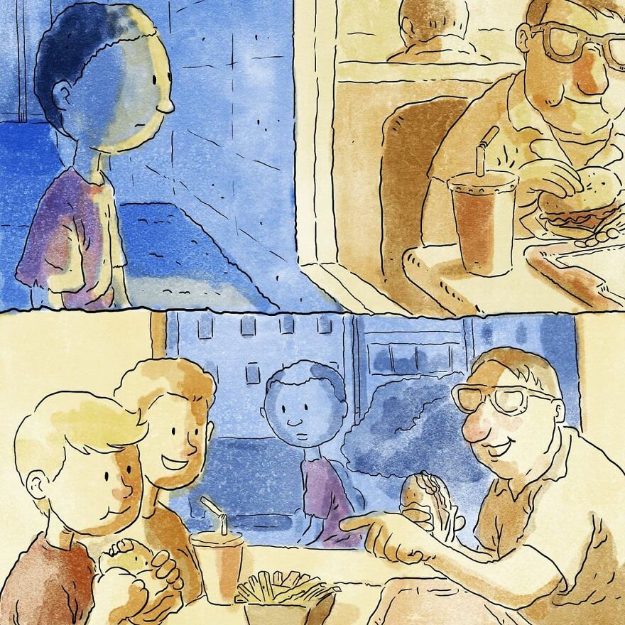 Artist Tells Heartbreaking Stories About The Issues Of Our Society Without Using A Single Word (5 New Comics) Artist Tells Heartbreaking Stories About The Issues Of Our Society Without Using A Single Word (5 New Comics)