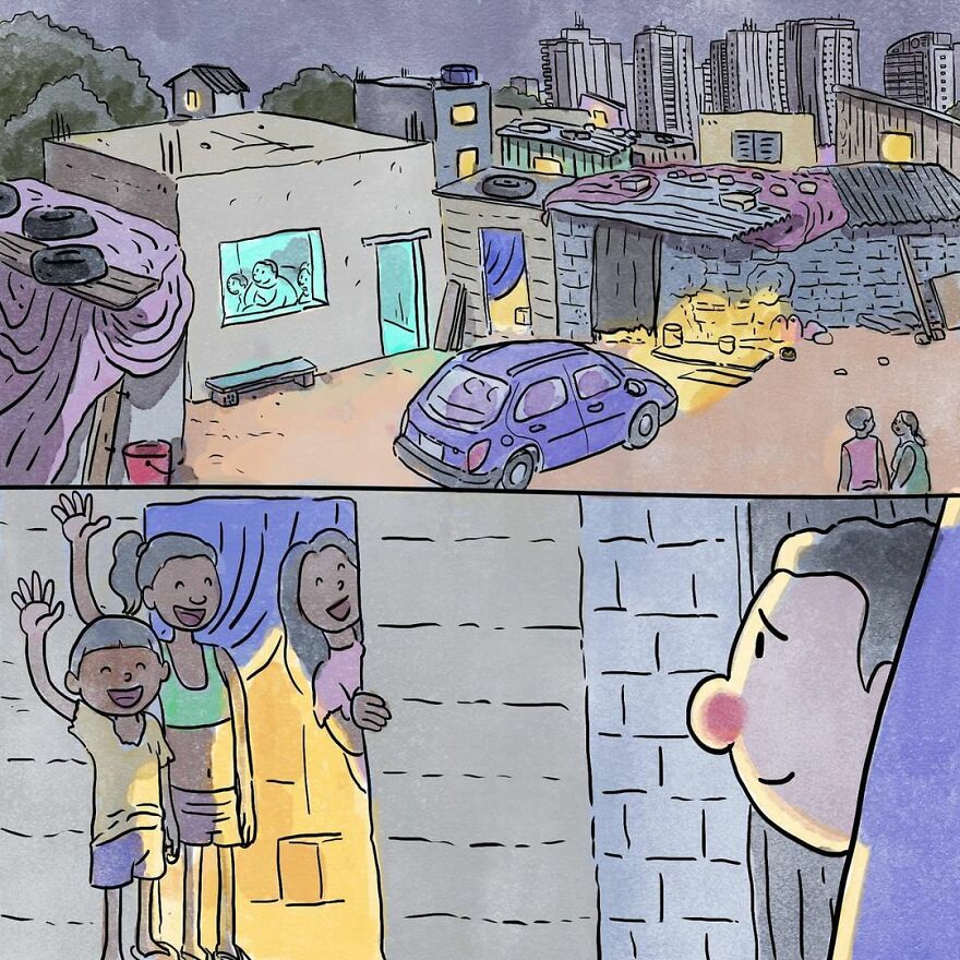 Este artista cuenta en 5 cómics historias desgarradoras sobre los problemas de la sociedad sin usar ni una palabra