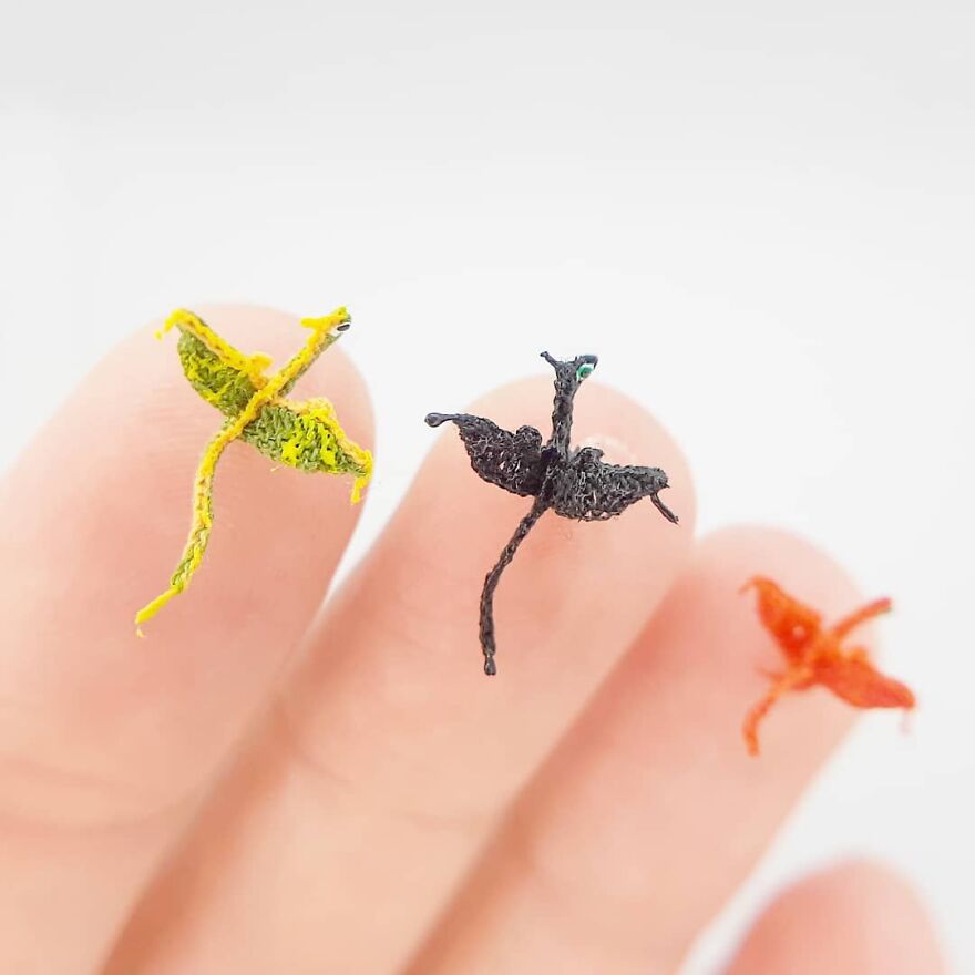 This Artist Started Micro Crocheting As An Experiment, And Now She