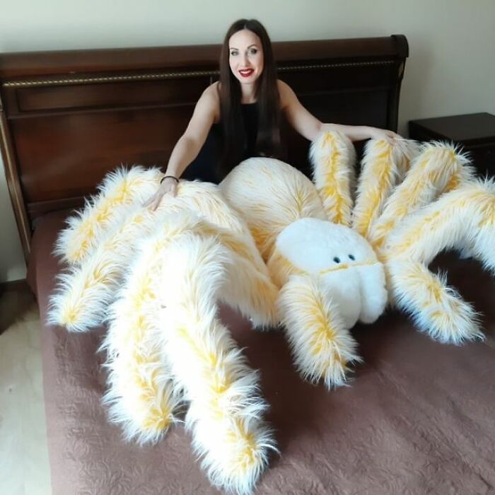 Housewarming Gift Idea: A Giant Spider Pillow From This Online Shop Housewarming Gift Idea: A Giant Spider Pillow From This Online Shop