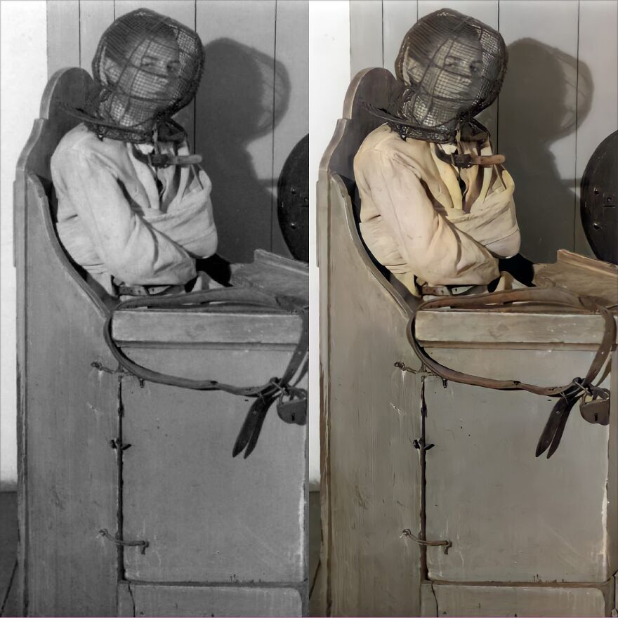 Vintage Asylum Patient Photos Restored. Sad And Scary At The Same Time Vintage Asylum Patient Photos Restored. Sad And Scary At The Same Time