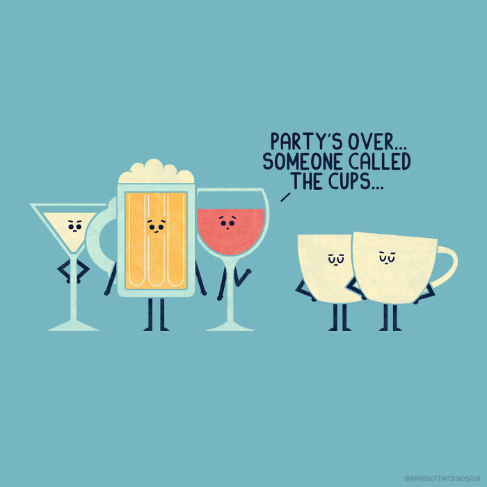 I Imagined What Would Happen If Drinks Came To Life In My 39 Illustrations