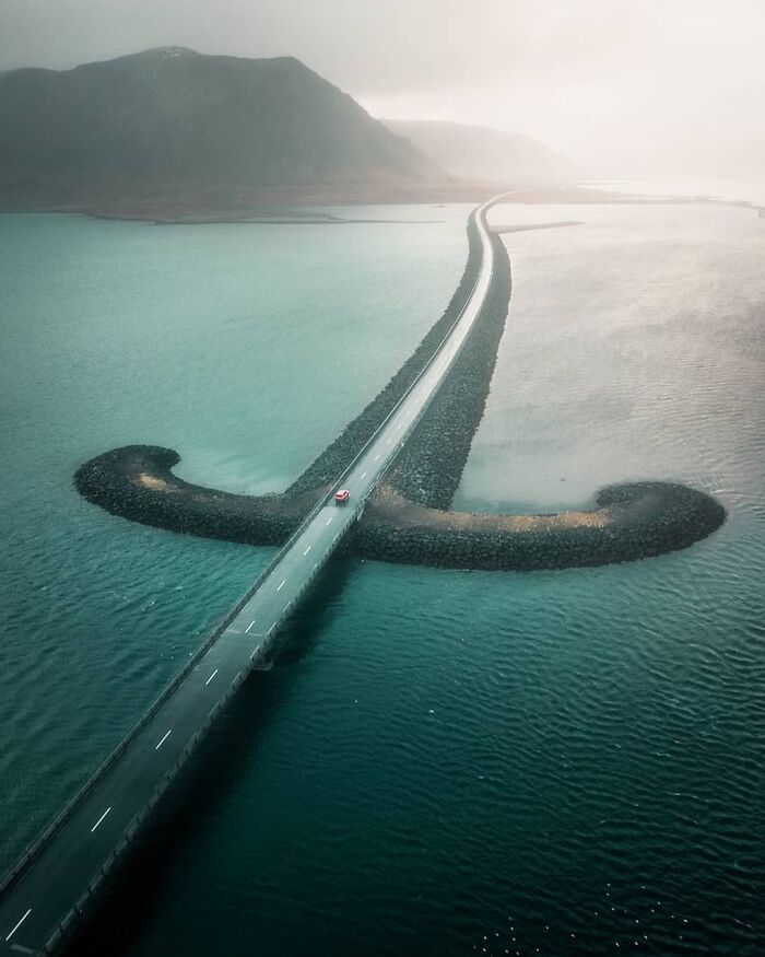 Esta carretera islandesa tiene forma de espada vikinga