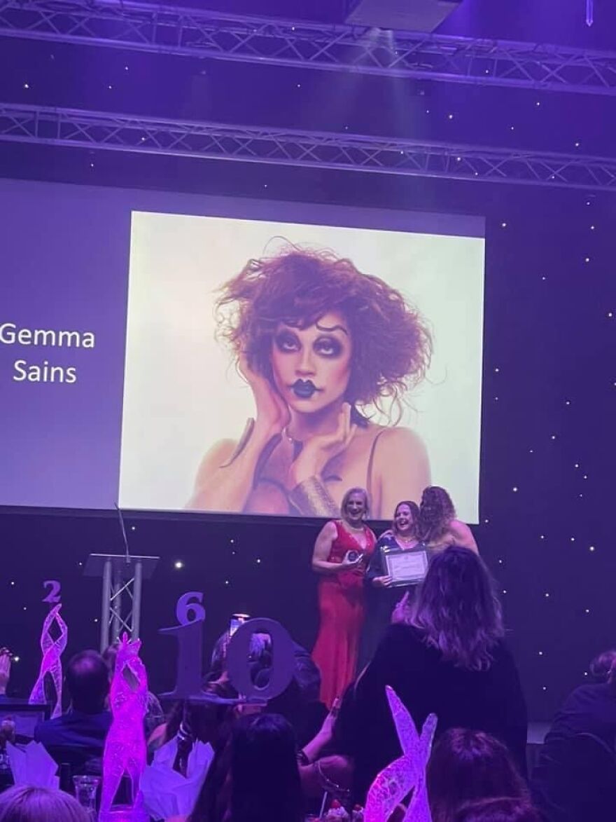 Drag Queen Image Wins First Place In UK Print Competition. Drag Queen Image Wins First Place In UK Print Competition.